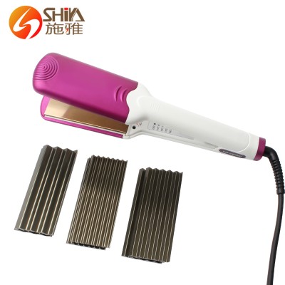 Best Hair Crimped Crimper Hair Curling Flat Iron Private Label Set Titanium Wholesale